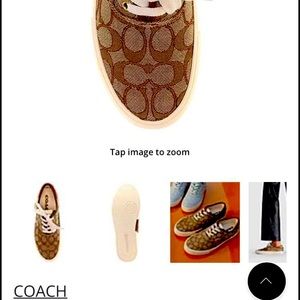 Coach shoes worn 3xs.